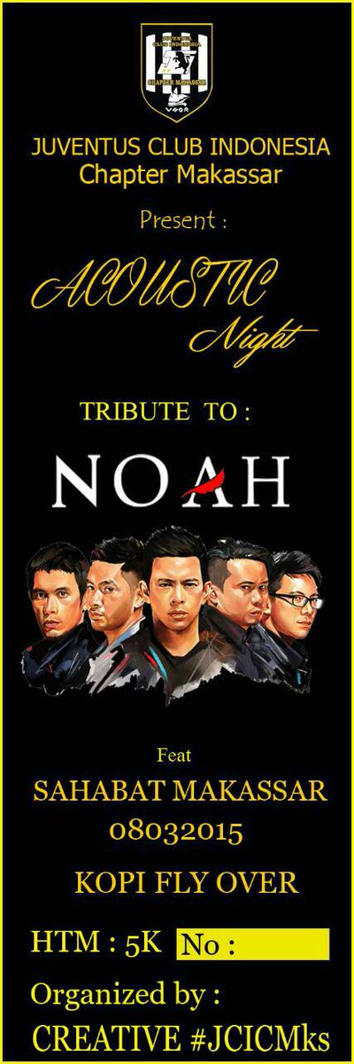 Warkop_PakGuru's tweet photo. grup band NOAH bakal berkunjung ke Makassar. Sbg pemanasan @JCI_Makassar ada akustikan bareng @SahabatMakassar loh http://t.co/TrYq3xhkr0