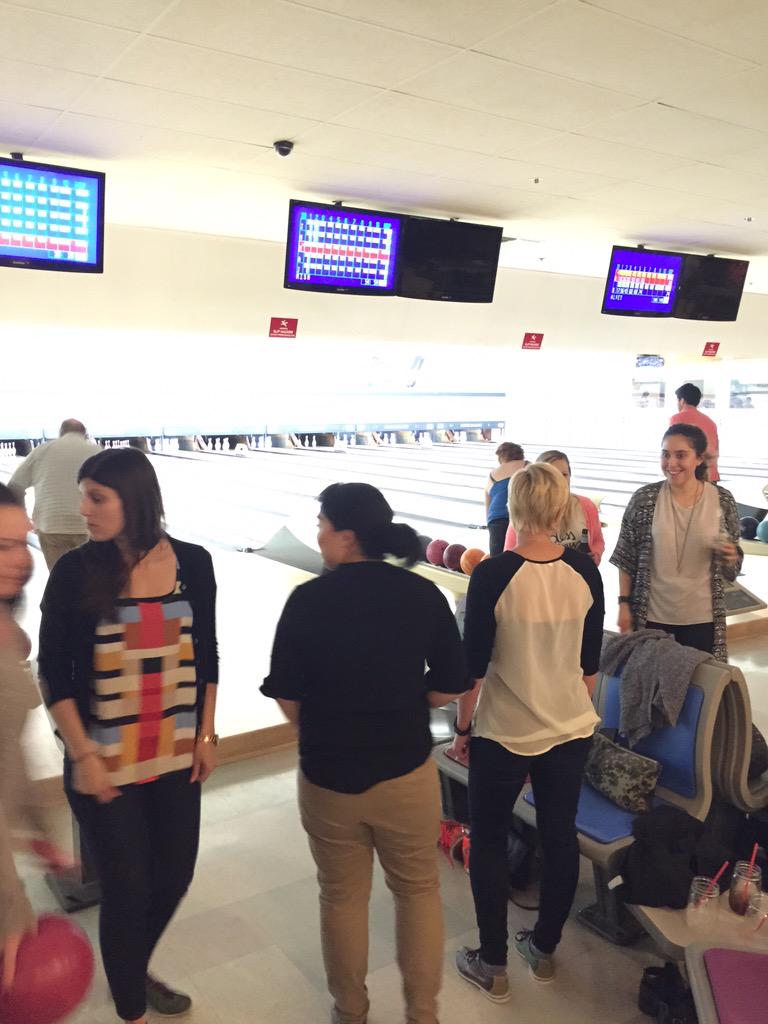MPRM's tweet photo. On Wednesdays we bowl. #TeamMPRM http://t.co/C42t8aMH2O