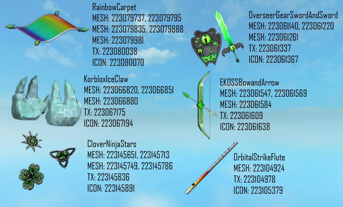 Roblox Gear Codes Magic Carpet