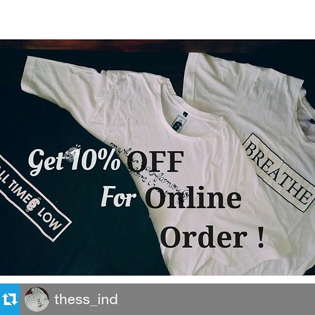 TheSS_IND's tweet photo. Halo ! Dapatkan diskon 10% khusus pemesanan online ! Promo ini berlaku sampai 25 Maret, di tunggu ya ! 🙌 http://t.co/s08TkRvQYB