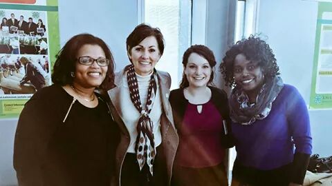 LOVEPI515's tweet photo. Women in STEM roundtable with Iowa LT Gov @KimReynoldsIA . #iowastem , #iowacode, #awesome http://t.co/nsElZ9ZiDT
