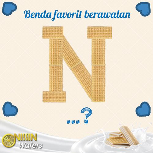 Nissin Wafers Di Twitter Nissin Lovers Coba Sebutin Benda Favorit Kamu Yang Berawalan Huruf N Reply Jawaban Kamu Ya Http T Co 5mhkvufkfe Twitter