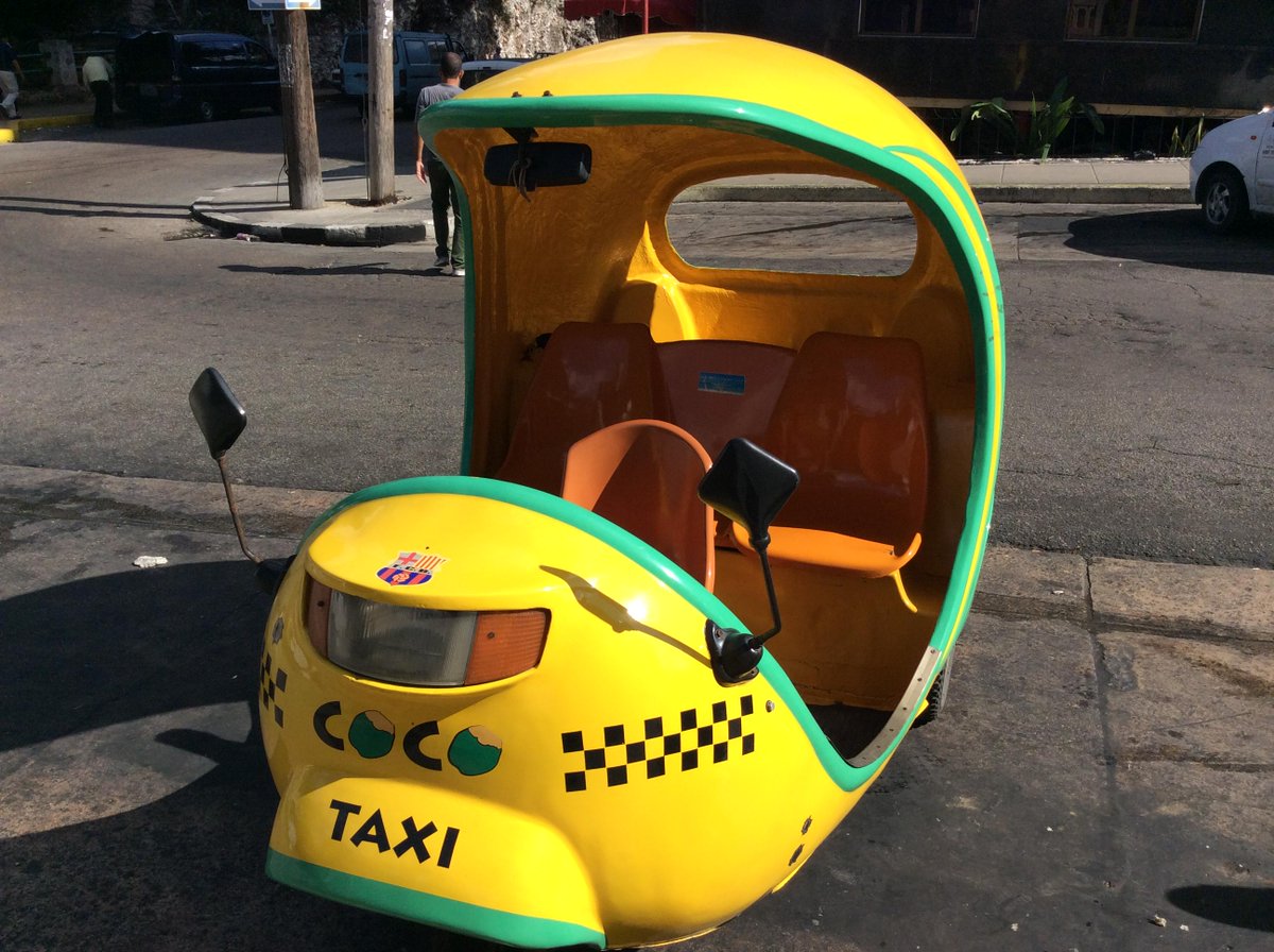 ConanOBrien's tweet image. It was nice of Cuba to name their absurdly-shaped taxis after me. #ConanCUBA