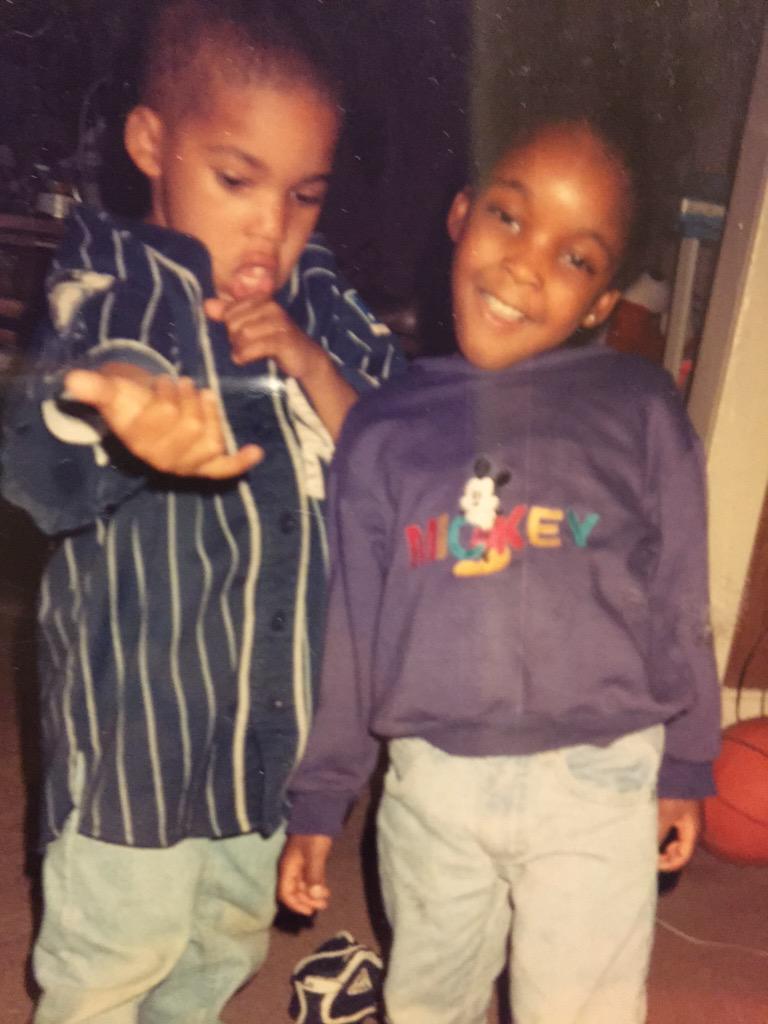 OgChauncey's tweet photo. Happy Birthday my lil sis @Cold_Case_Love turn up this weekend, love u ugly #hurther #killme http://t.co/puR7CYch4P