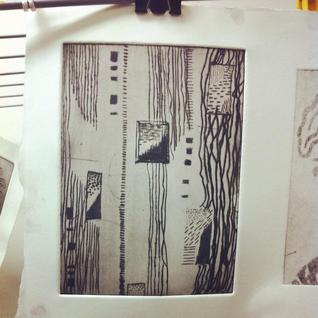 rachel_davey_'s tweet photo. Sweet day playing with dry point printing 💖 @printplaydays @PrintBluecoat http://t.co/uakDXcGdiu