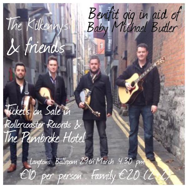 bobsbarlaois's tweet photo. Special Gig for our special little boy #babymichaelbutler #thekilkennys #spreadtheword #kilkenny http://t.co/rhXhod5FTW
