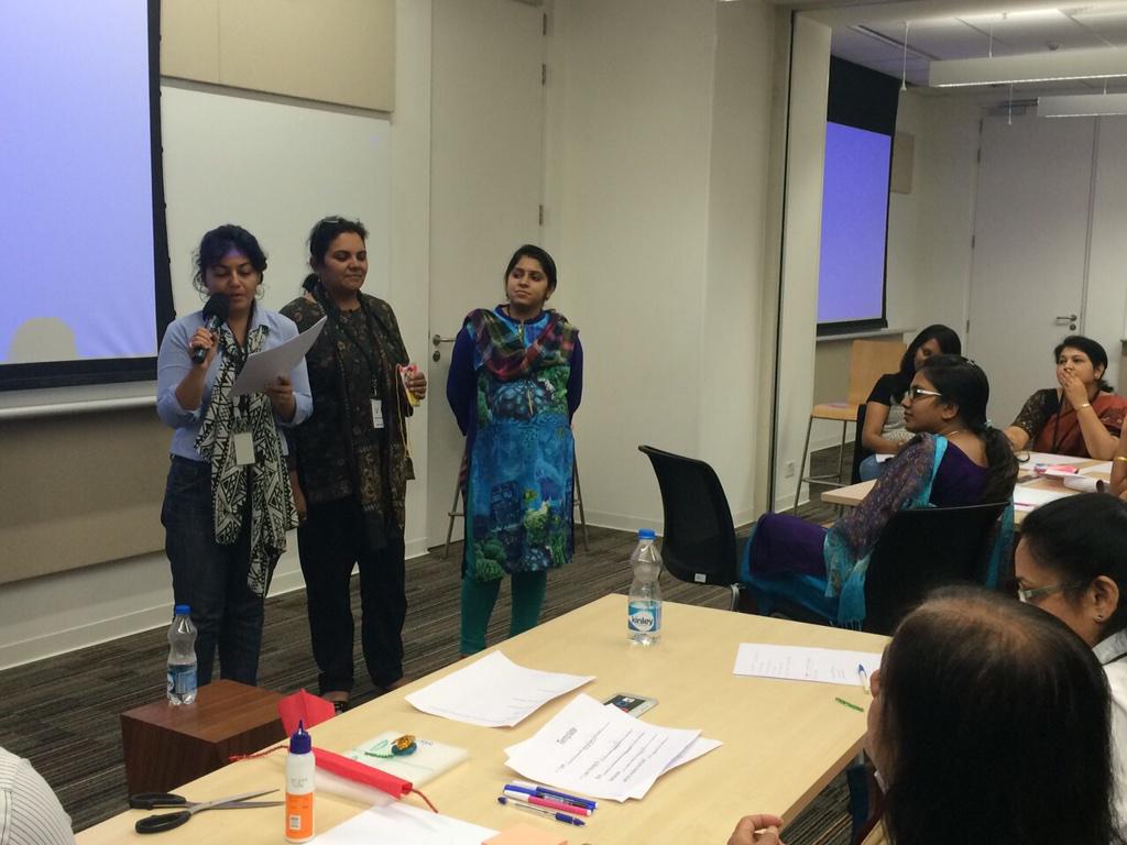 IntuitIN's tweet image. Participants now making a case and explaining how they&apos;ve created a #Design4Delight #IWD2015 #IntuitLife