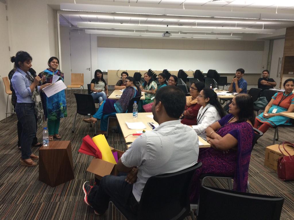 IntuitIN's tweet image. Participants now making a case and explaining how they&apos;ve created a #Design4Delight #IWD2015 #IntuitLife