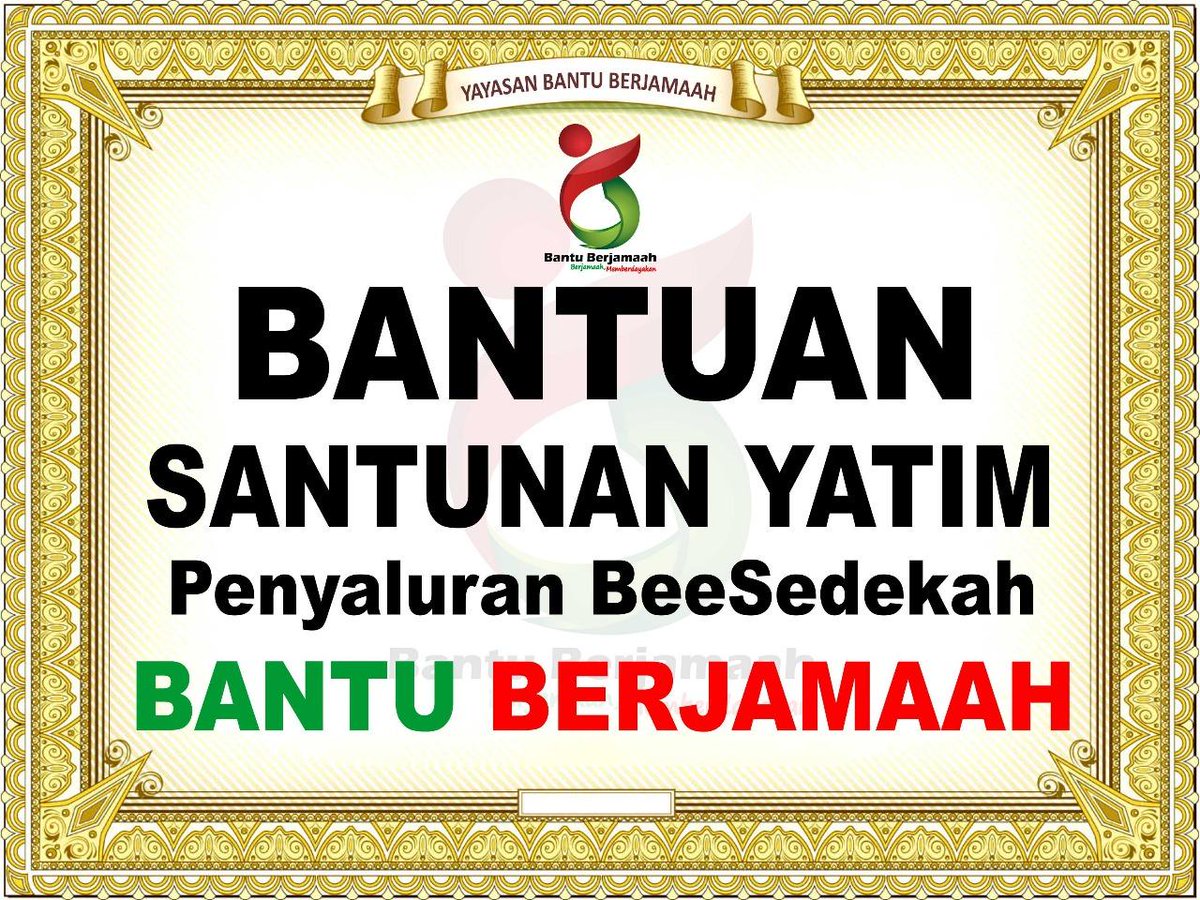 KreasiYababe's tweet photo. #ProgramYababe #Beesedekah @BantuBerjamaah @BantuBerjamaah @BeeSedekah @BeeQurban @BeeVIPMobile @DodickAri @AgusEdiS http://t.co/o6XcxrpUMc