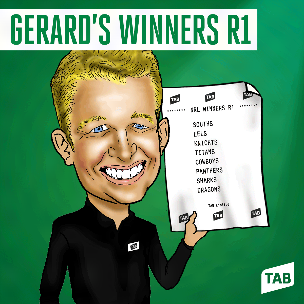 tabcomau's tweet photo. The team have picked their #NRL Round 1 tips!!! Check out the markets: http://t.co/9EuTgEPKBH #FootysCalling http://t.co/T5gBBdJNNu