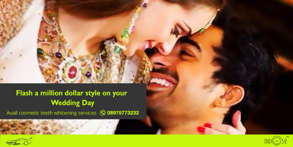 Flash a million dollar style on your Wedding Day. Avail cosmetic #teethwhitening services  #Goa

Ph.08975773232