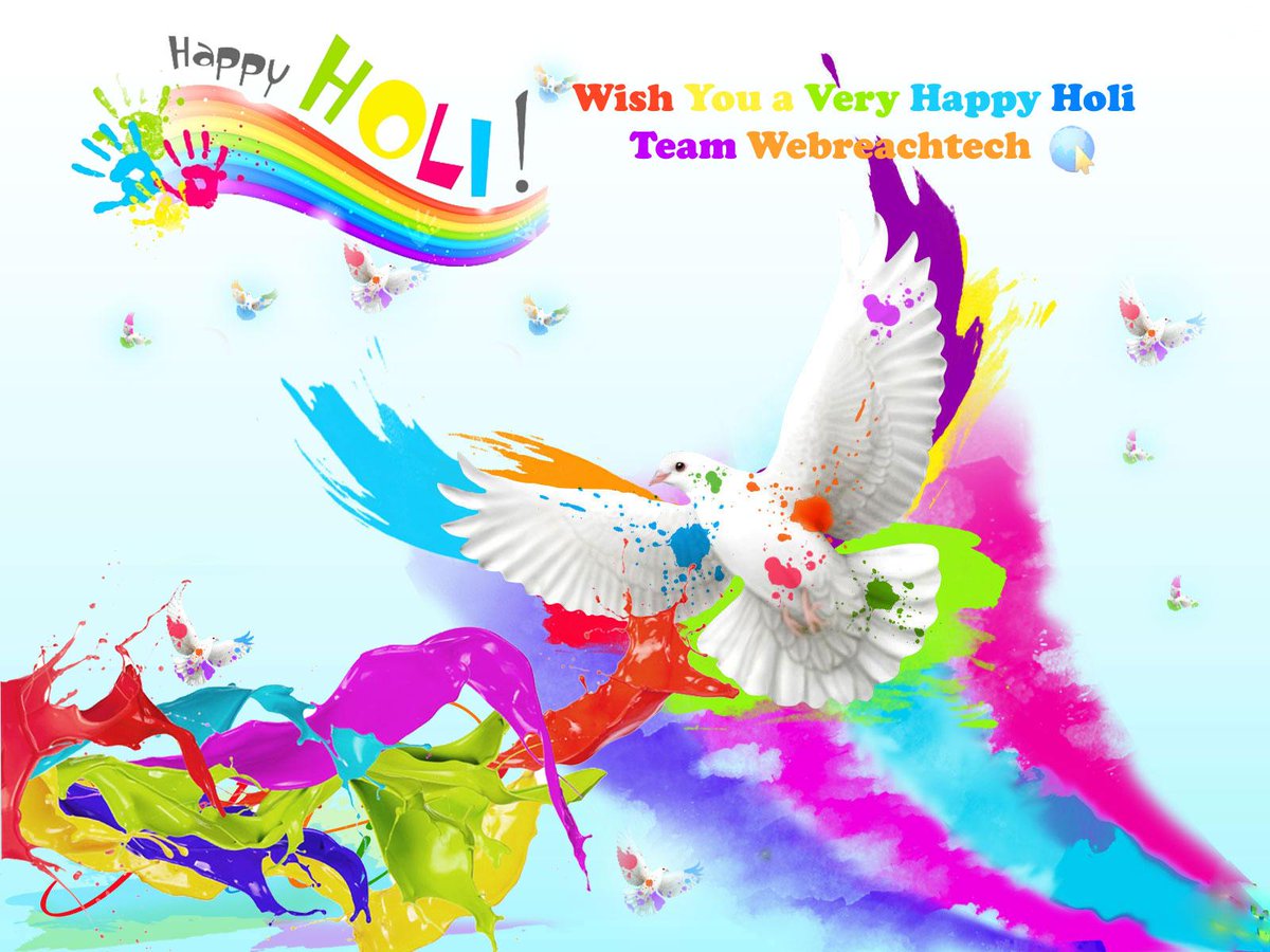webreachtech's tweet image. Wish u and your Family very Happy and Colorful Holi....
#Team #Webreachtech
#HappyHoli