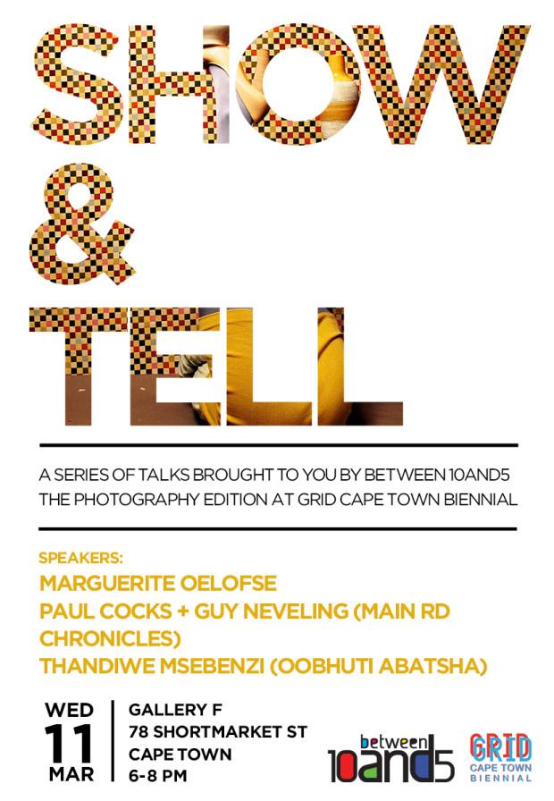 Four photographers will be sharing their work and process at Show &amp; Tell on 11 March! Sign up: bit.ly/1Gfm0h9