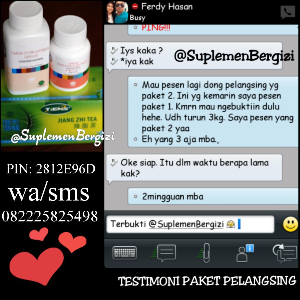 #testimoni ka ferdy 2 minggu turun 3kg cuma dengan konsumsi Teh pelangsing. Yuk yang mau invite pin: 2812E96D