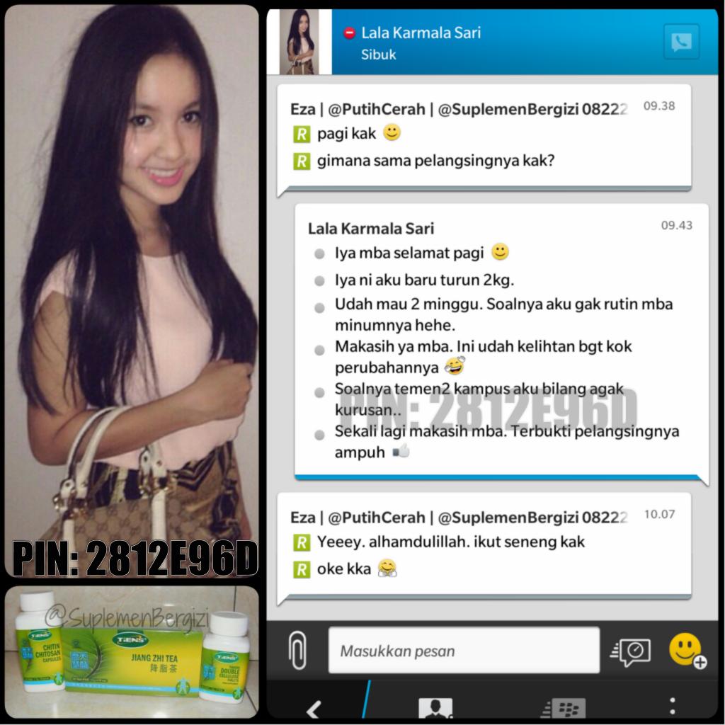 #Testimoni kak Lala turun 2kg. terbukti pelangsingnya ampuh. yuk yg mau langsing juga. invite pin: 2812E96D