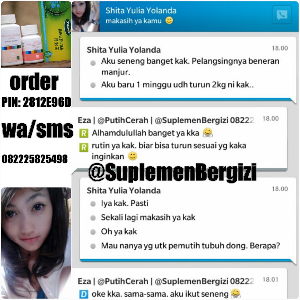 #Testimoni shita. berat badannya turun 2kg dalam 1minggu. setelah konsumsi paket pelangsing dri kami. Pin: 2812E96D