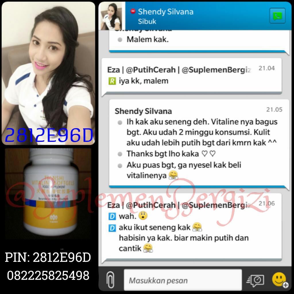 #testimoni pemakaian vitaline. kulit jadi putih, ngilangin bekas luka,jerawat dan flek. yuk order pin: 2812E96D
