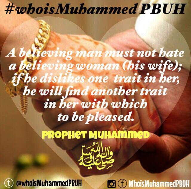 Muhammed ﷺ Teachings on Twitter "WhoisMuhammed PBUH Husband wife