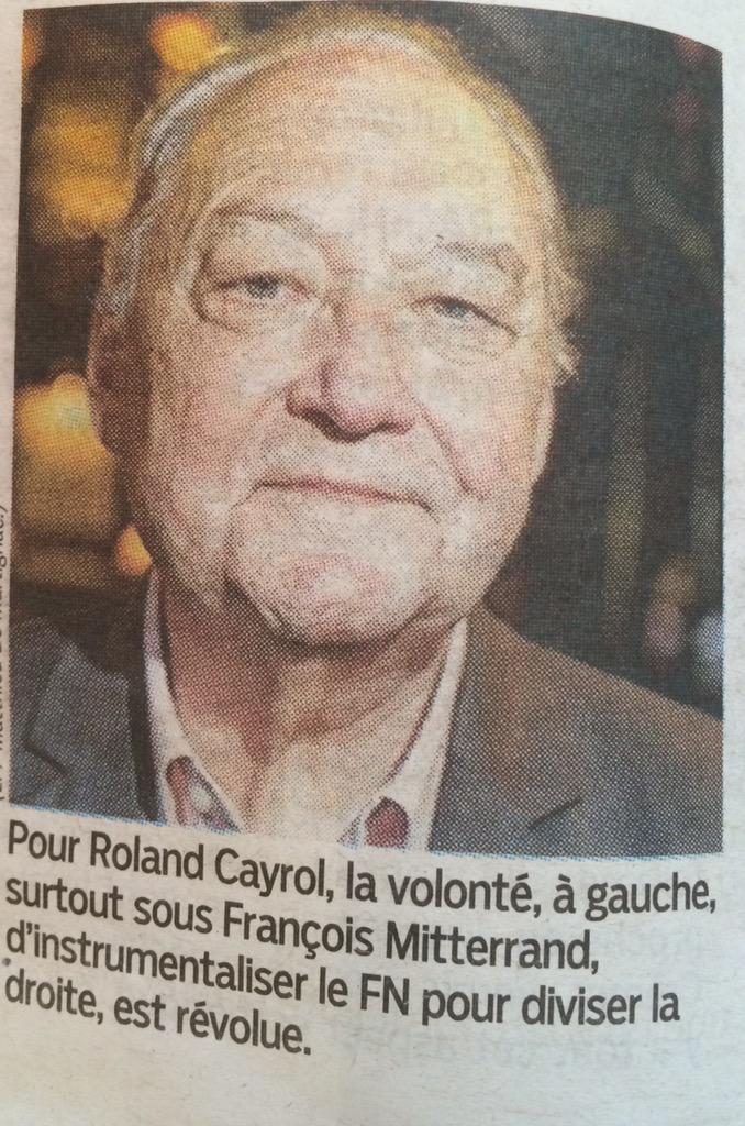 EricLahure's tweet photo. Source @le_Parisien le parti socialiste était l'agent de communication du FN #umpidf http://t.co/BXIv7AMnTO