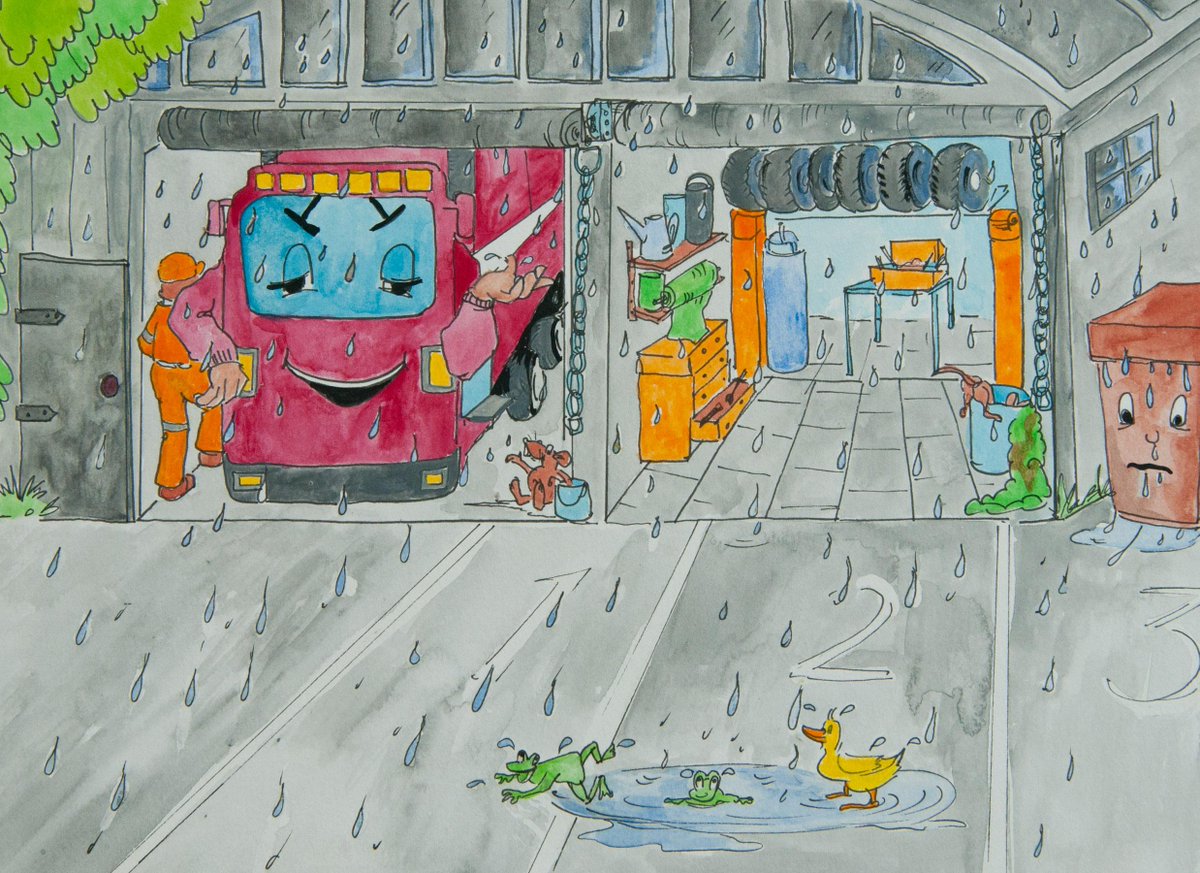 RobbieRefuse's tweet image. Farley celebrates #WorldBookDay with Robbie Refuse Truck and Friends