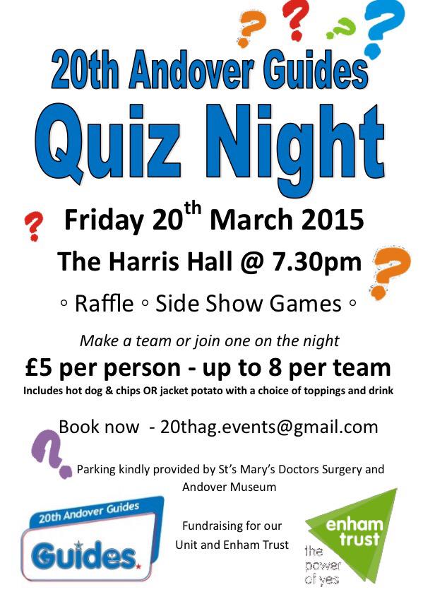 Local to Andover? Help us support this fantastic cause!