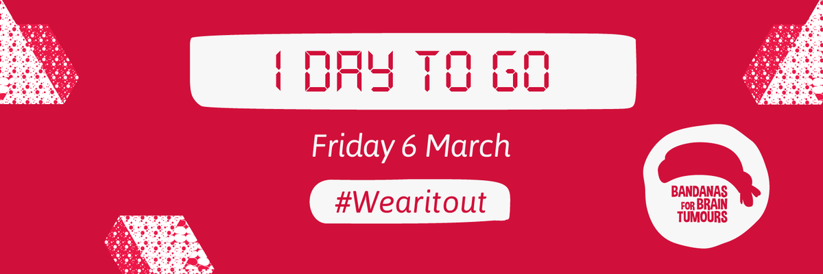 BrainTumourOrg's tweet photo. Join us for Bandanas for Brain Tumours Day tomorrow, add our bandana to your profile picture! http://t.co/97xnO8NCZk http://t.co/1wUdFNsmai