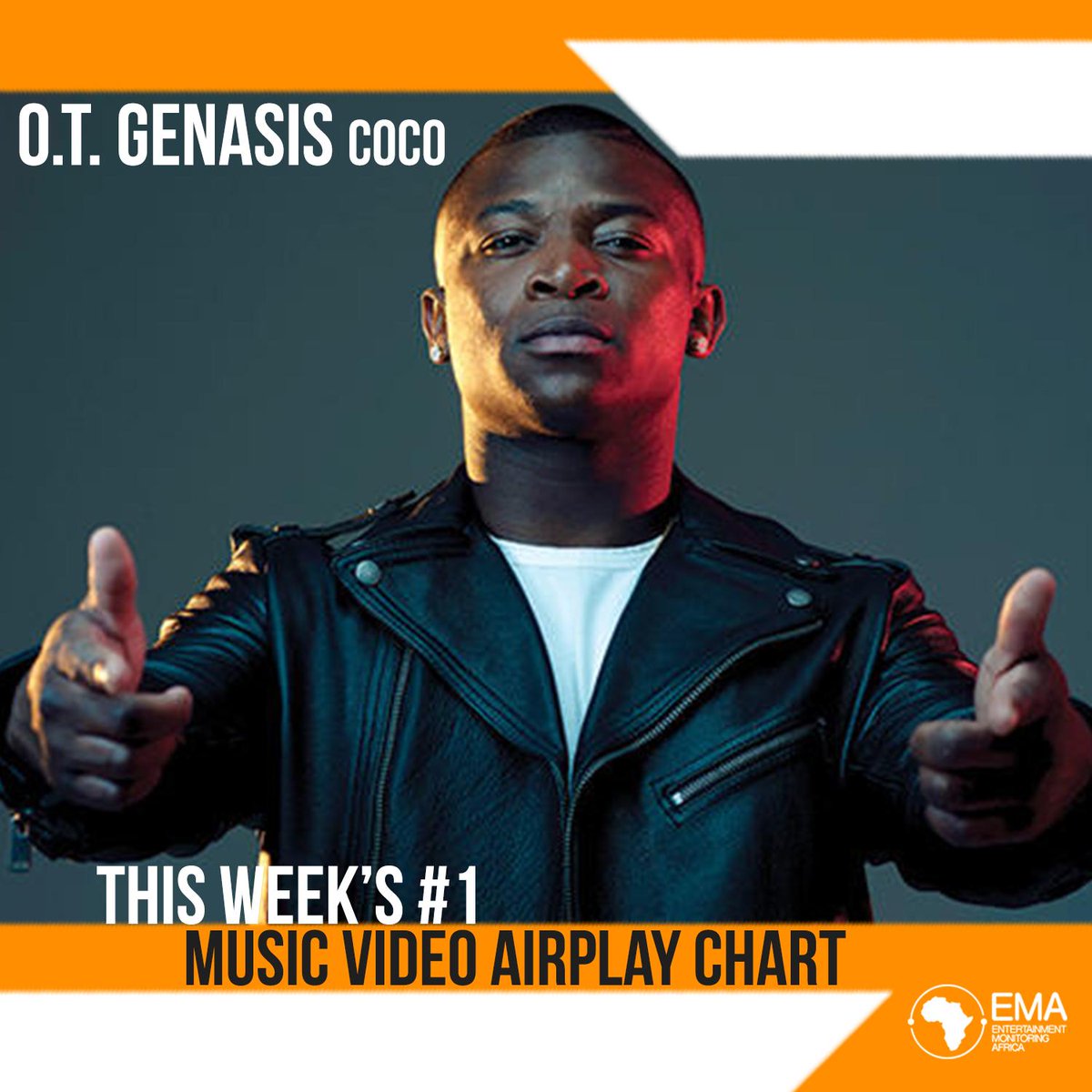 #1 on the Music Video Airplay Chart - <a href="/otgenasis/">O.T. GENASIS</a>! View more chart information online // 
sa-ema.com