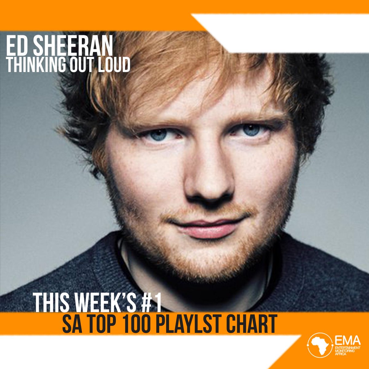 Chart topping <a href="/edsheeran/">Ed Sheeran HQ</a>
does it again! #SATop100 View more chart information online // sa-ema.com