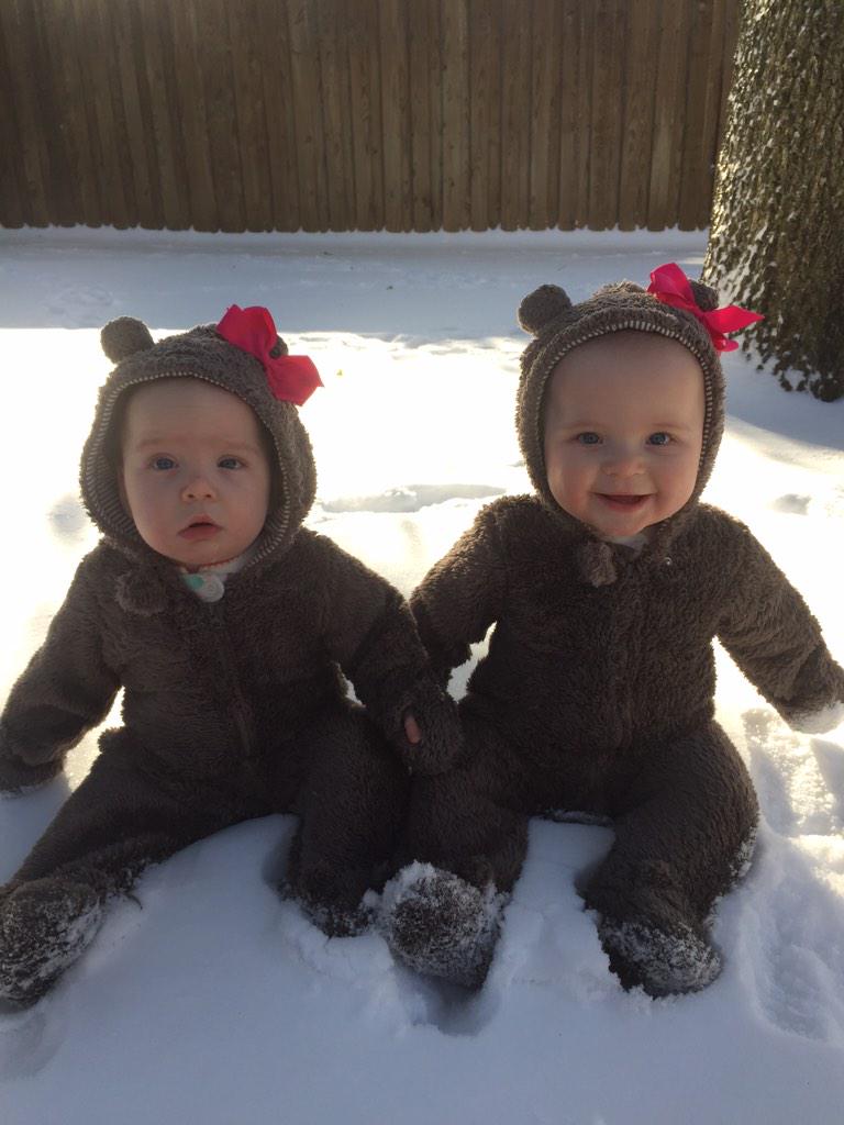 Kelseyboyd's tweet photo. “@bgboyd: @ColleenWeather  @Kelseyboyd: @wfaaweather @wfaachannel8  enjoying our second snow!!! http://t.co/eAygNi24tG”#wfaaweather