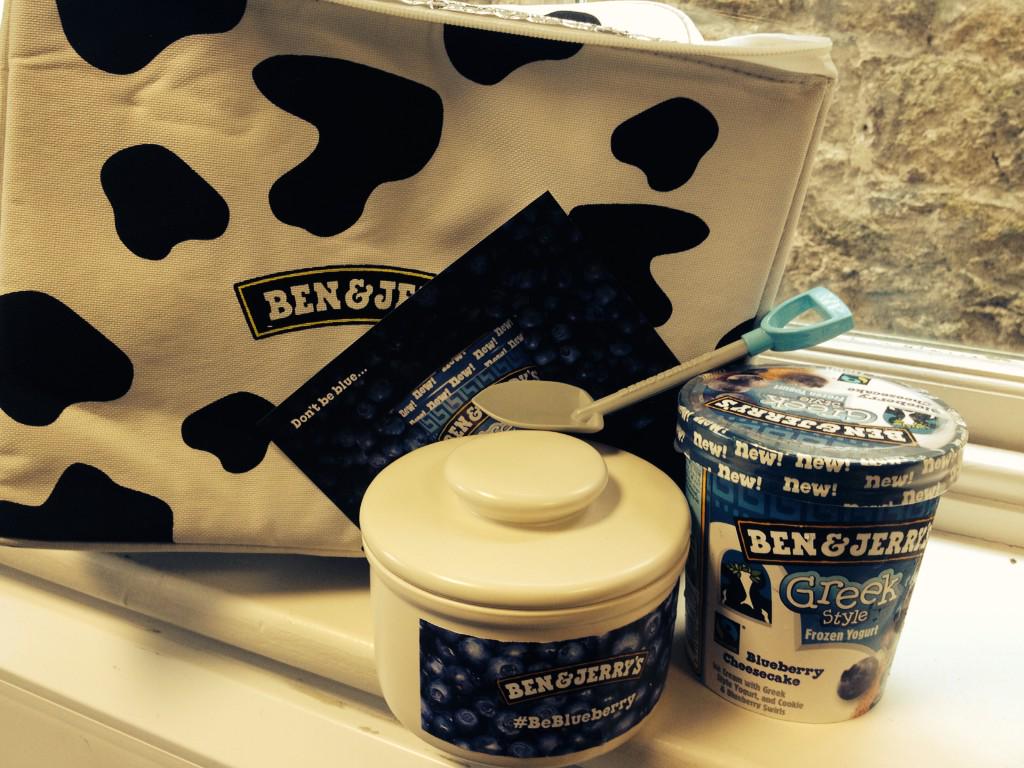 IT_Shareit's tweet photo. Loving the new @BenandJerrysIRL flavour! Delish! We nominate @seanie2312 as our blue feeling friend! #BeBlueberry http://t.co/TJdP5dELT2