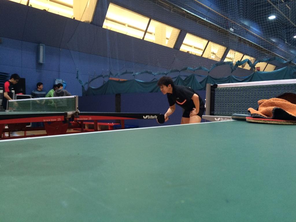 John Lee in action, winning 4/4 and the doubles yesterday! #teamuclu #uclsport
