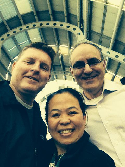 Traveling through O'Hare... Connected with Jorge and Maria.