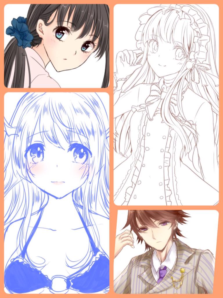 パソコンに入ってた前垢に載せてた絵です🌻🌻🌻  #イラスト基地 