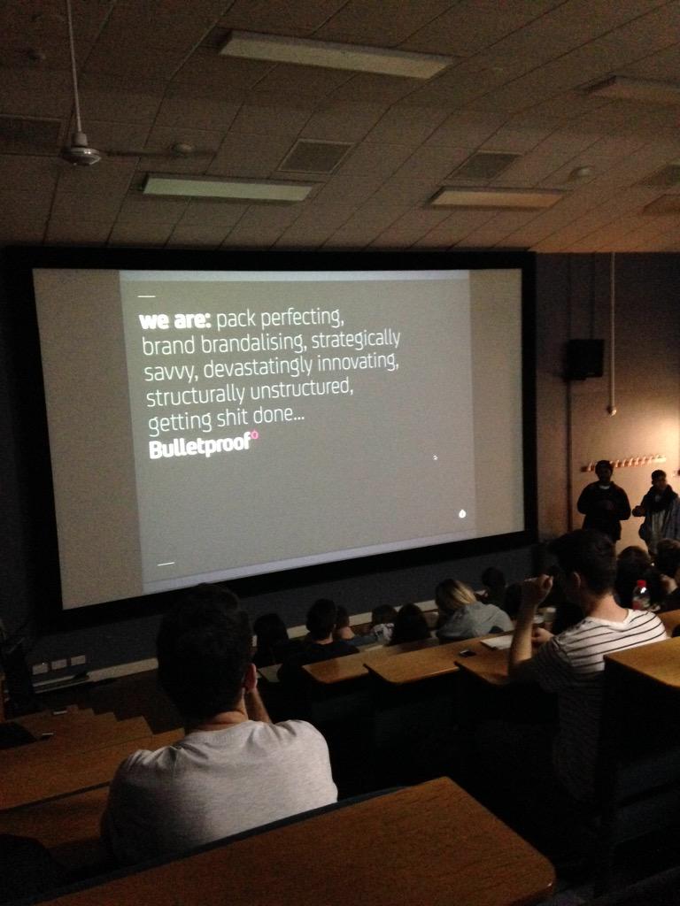 Let the fun begin! <a href="/BulletproofIntl/">Bulletproof</a> <a href="/NorwichUniArts/">Norwich University of the Arts</a> #nuagraphics #bulletproof