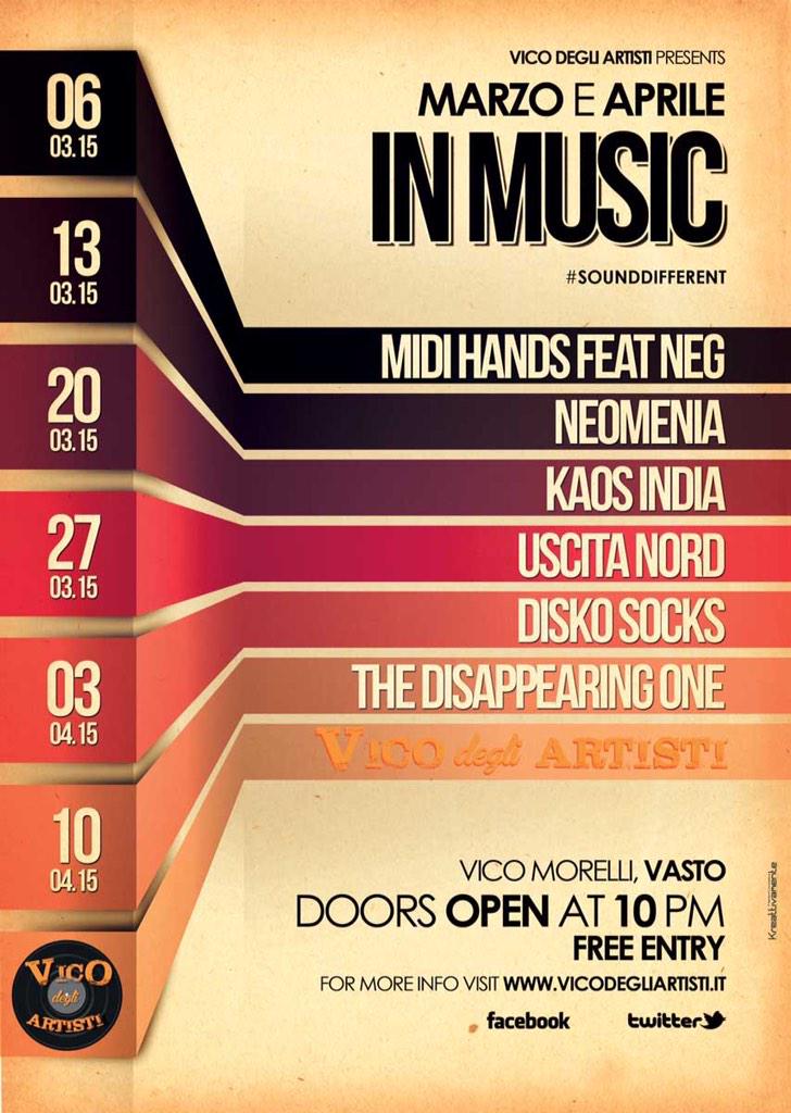 VicoArtisti's tweet photo. Tutti gli #eventi di #marzo e #aprile sul sito http://t.co/rKuI11Bq0O #pub #live #music #vasto http://t.co/CKyJ23G4Fc