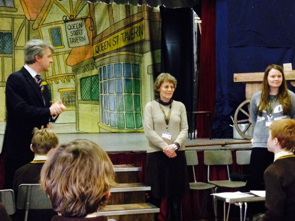 World book day at <a href="/pownallhallsch/">pownallhallschool</a> with Griselda Garner (wife of Alan) <a href="/BlackdenTrust/">The Blackden Trust</a> ... Very exciting!! :)