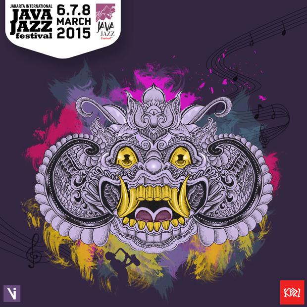 kdri's tweet photo. Juara Harapan Lomba Artwork @JavaJazzFest 2015! "Barong" - Karya @visualizhar | #JavaJazzFestArtwork http://t.co/rfFSfOp2Cf