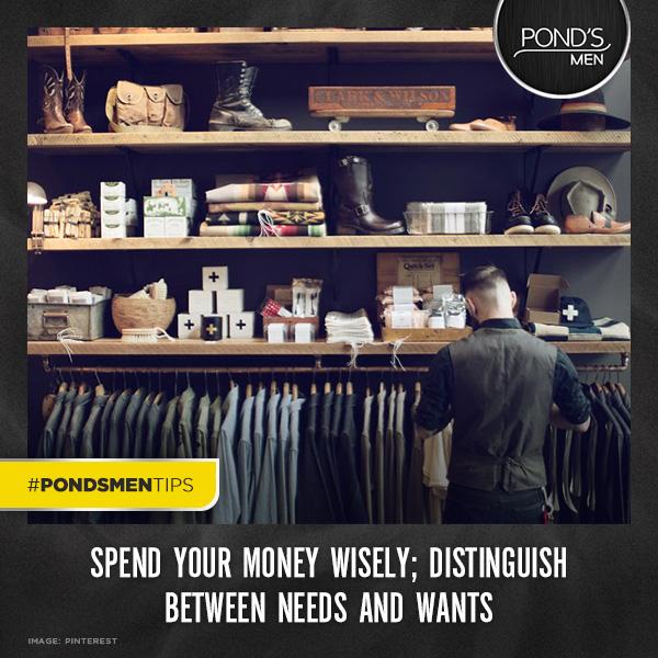 pondsmenID's tweet photo. Awal bulan bukan berarti buang-buang uang. Bedakan antara keinginan dan kebutuhan, gentlemen! #pondsmenTIPS http://t.co/ODJfpbElX5