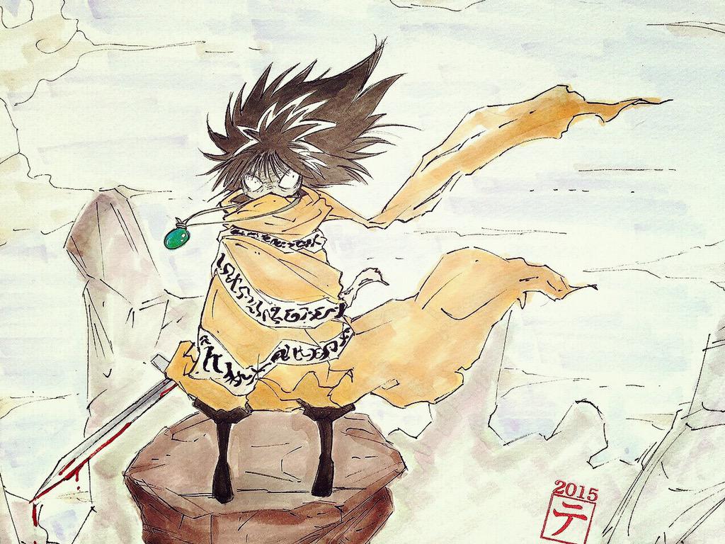 幽遊白書、忌み子飛影描きました！よろしくお願いしますッっ！！