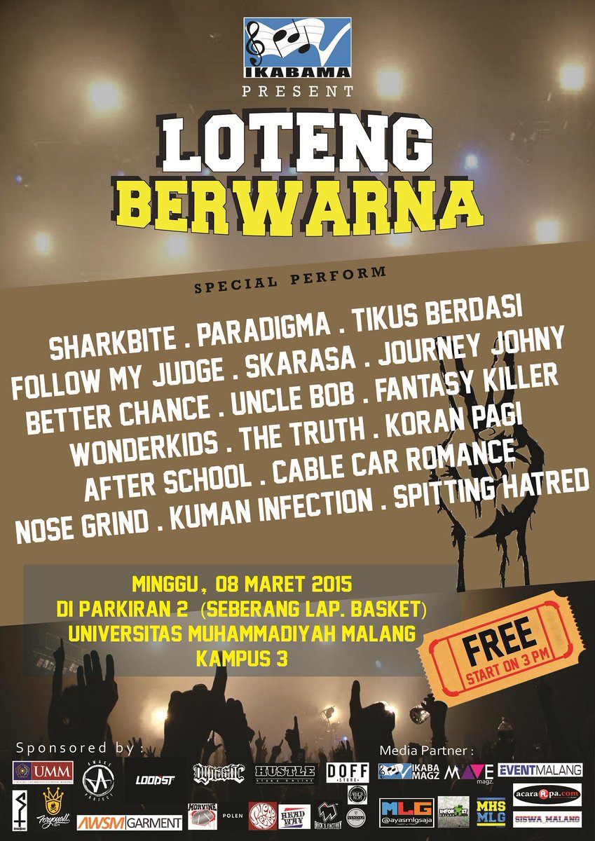 <a href="/IkabamaUmm/">IKABAMA UMM</a> Present "LOTENG BERWARNA"  8 Maret 2015, FREE, Kampus III UMM, Special Perform->> acaraapa.com/event/4608_lot…
