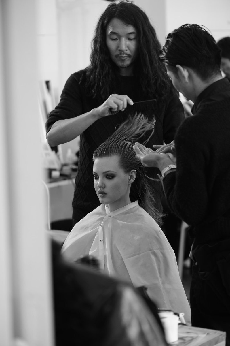 La Perla On Twitter Hairstylist Akki Shirakawa With Model