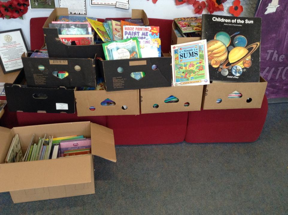 A big thank you for all the books donated for <a href="/LionsHarrogate/">Harrogate Lions</a> appeal - 9 boxes full!