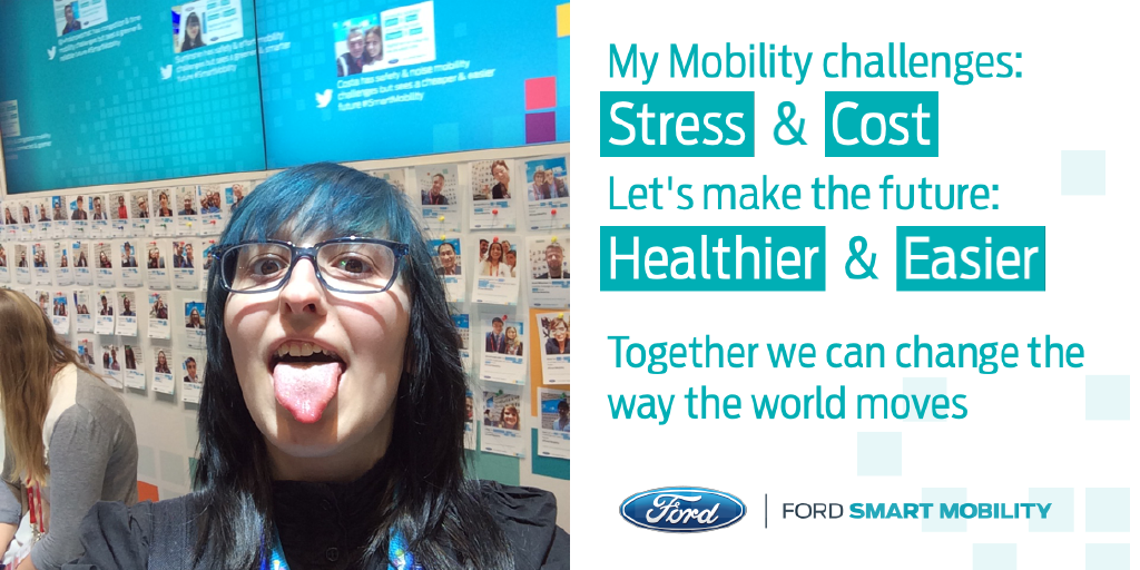 DiscoverFord's tweet photo. @marisaotakucsi has stress &amp; cost mobility challenges but sees a healthier &amp; easier future #SmartMobility http://t.co/JFktl4y582