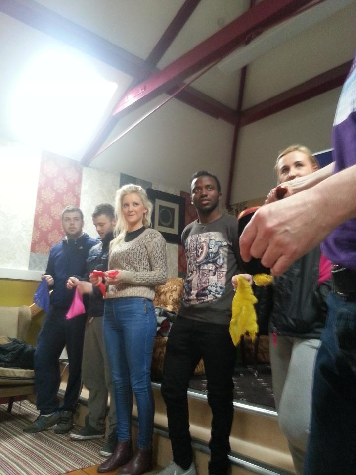 Sex Magician making a laugh out of Aoife &amp; friends in Area 15 at the mo .... get up here for a look &amp; a laugh!