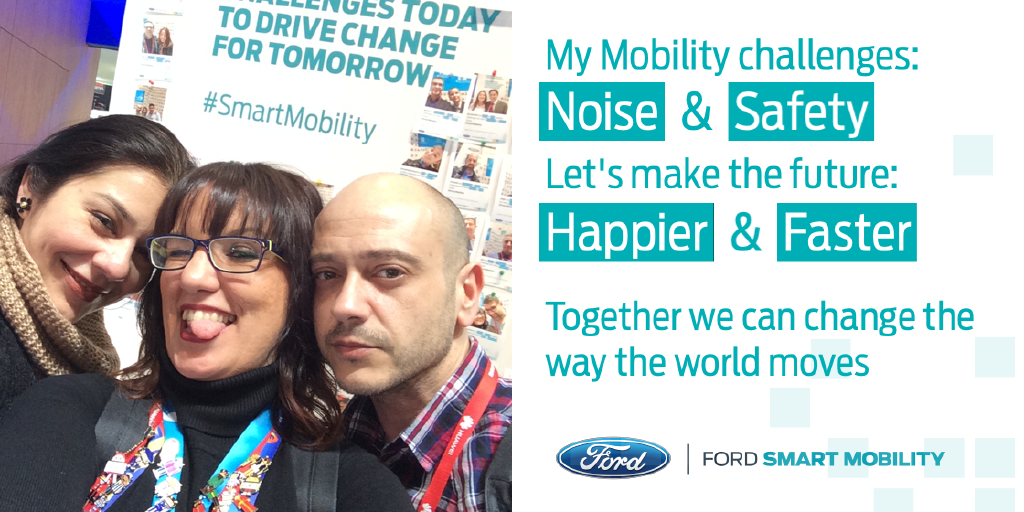 DiscoverFord's tweet photo. @labischita has noise &amp; safety mobility challenges but sees a happier &amp; faster future #SmartMobility http://t.co/B9KxvQJvld