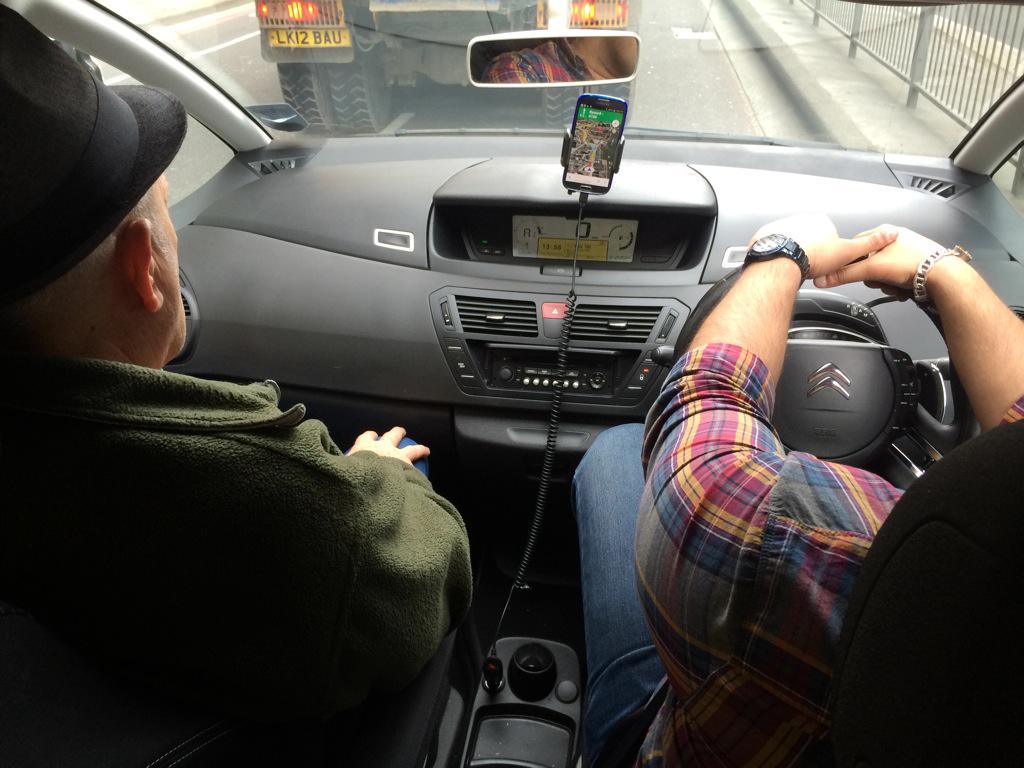 Pa to Uber driver: this is my first time riding on the left..go easy on me