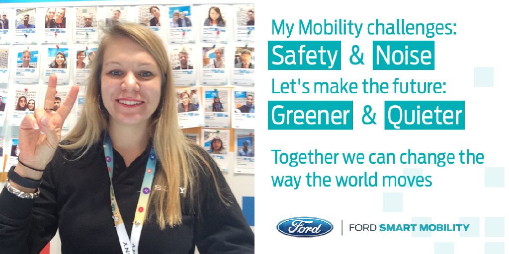 DiscoverFord's tweet photo. Johanna lassvik has safety &amp; noise mobility challenges but sees a greener &amp; quieter future #SmartMobility http://t.co/Bo42SWRsAN