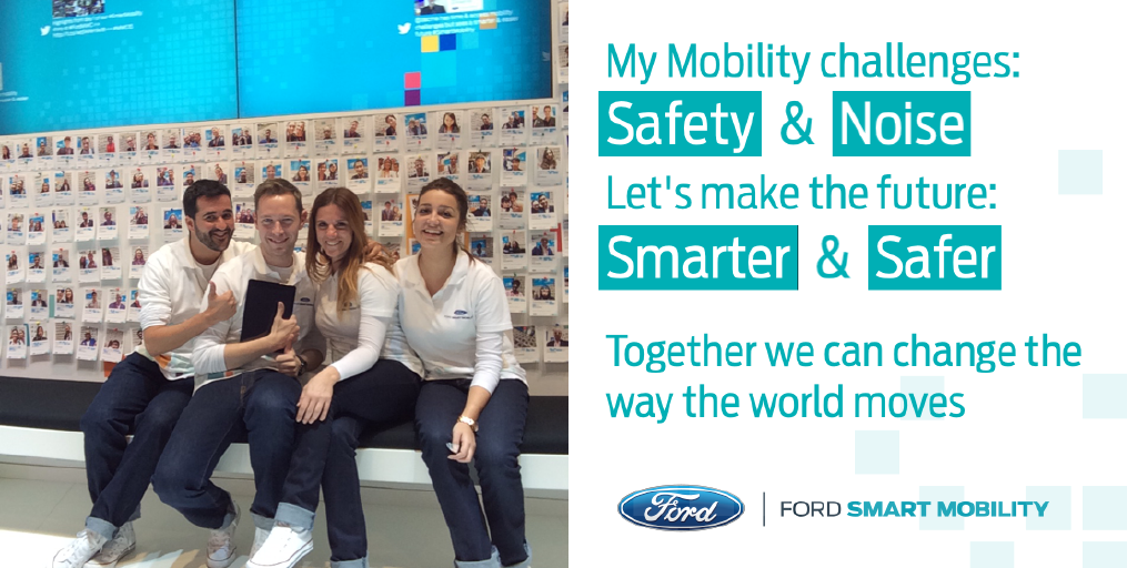 DiscoverFord's tweet photo. Ambra Andrea Miguel Andrea has safety &amp; noise mobility challenges but sees a smarter &amp; safer future #SmartMobility http://t.co/2GEmtUxUyX