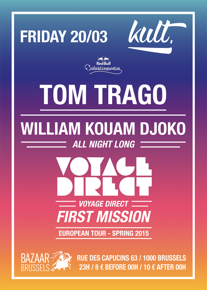 Kult Brussels (@kultbrussels) on Twitter photo #SaveTheDate! Friday March 20th <a href="/TomTrago/">Tom Trago</a> and <a href="/wkDJoko/">william djoko</a> ALL NIGHT LONG <a href="/bazaar_brussels/">Bazaar Brussels</a>! #kult on.fb.me/1B5c999 #SaveTheDate! Friday March 20th <a href="/TomTrago/">Tom Trago</a> and <a href="/wkDJoko/">william djoko</a> ALL NIGHT LONG <a href="/bazaar_brussels/">Bazaar Brussels</a>! #kult on.fb.me/1B5c999