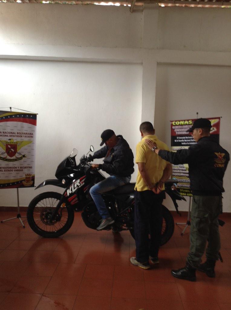 Detenido Cddno q extorsionaba a Abogado con 600.000 Bs a cambio de no atentar contra su vida y la de sus familiares